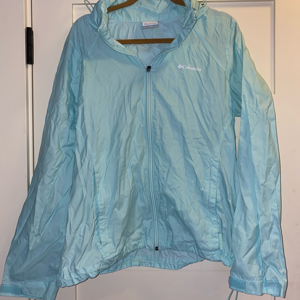 Teal Columbia Spring Jacket